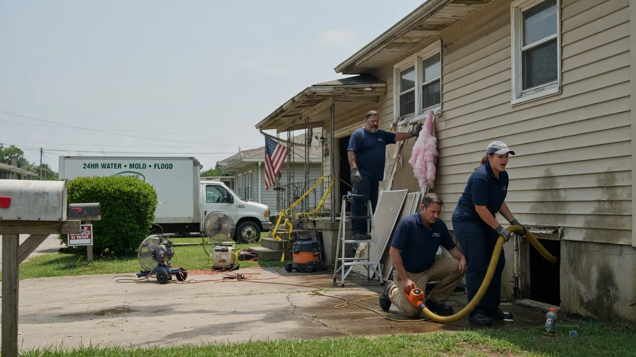 Water Damage Repair in Caldwell, KS near me